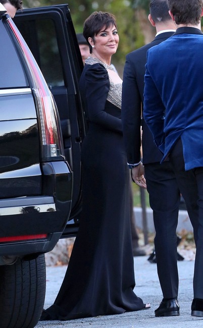 Kris Jenner, Jennifer Lawrence wedding, arrivals